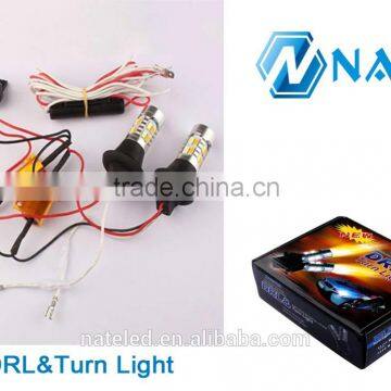 Hotselling Car Double Color Led Drl Turn Signal Light photo-3