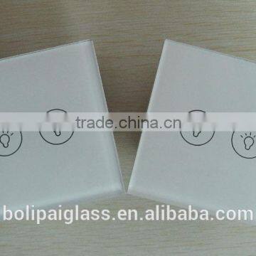 China Colored Hard Glass Switch Panels