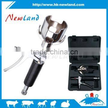 NL112 veterinary animal 2ml-F continuous injector,animal syringe with bottle holder for sale