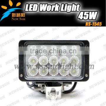 Ip68 RoHS Certificated work light led 45W Spot/Flood Beam Opitonal C ree work light With Best Service