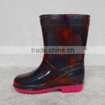 (CH-2946) 2015 newly-design attractive PVC kid rain boots