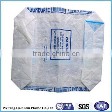 pp woven block bottom valve cement bag