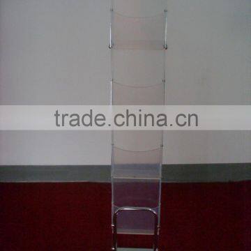 Cheap Acrylic Magazine Rack in China
