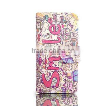 Card Slot For Galaxy s7 Flip Stand Wallet Case Cover Floral Leather Printed photo-6