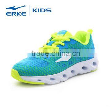 ERKE wholesale drop shipping brand breathable mesh kids sports running shoes