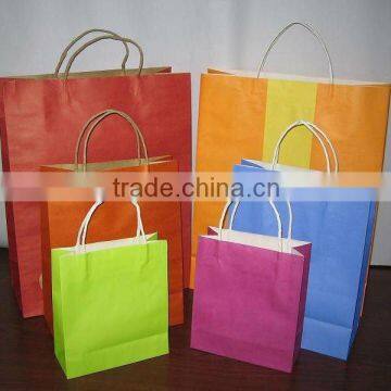 Cheap single color shopping bags