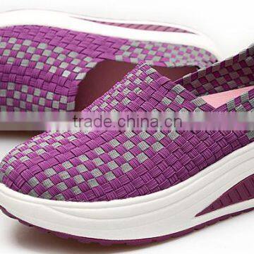 Popular Women's Woven Shoes With High Quality , Casual Sport Shoes