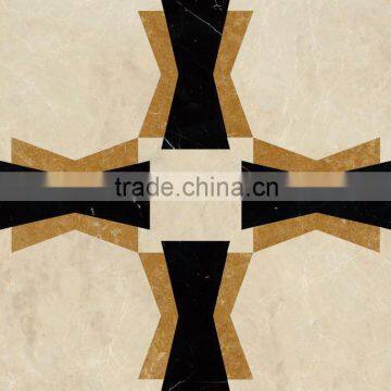 TV background stereoscopic Emperador Dark Marble Mosaic