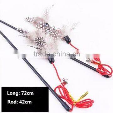 QQGY Telescoping Fishing Cat Rod , Funny Cat Teaser Toys