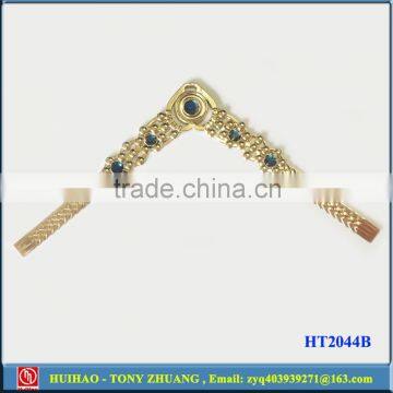 gold plating TPU electroplating vamp slipper upper accessories HT2044B