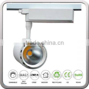 30W LED Track Spotlight with 4 Wires track rail