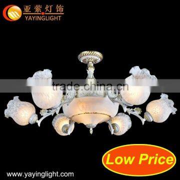 Luxury glass shade chandelier,modern minimalist living room bedroom chandelier