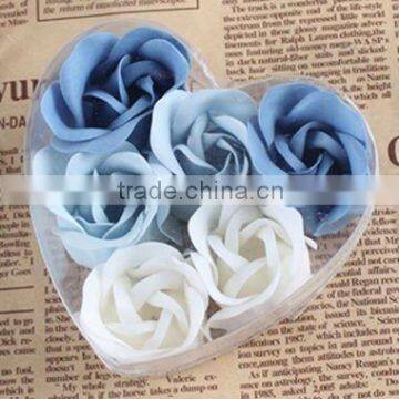beautiful heart shape soap flower