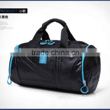 Leather Travel Bag, Pattern Sports Bag With Shoes Compartment photo-4