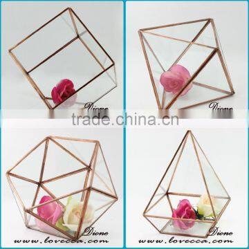 Wholesale handblown glass terrarium, indoor plant glass terrarium, Geometric Glass Terrarium GUANGZHOU SUPPLIER HIGH QUALITY