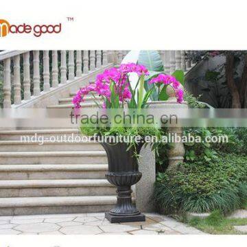 outdoors garden patio flowerpot stand aluminum flower pot metal flowerpot