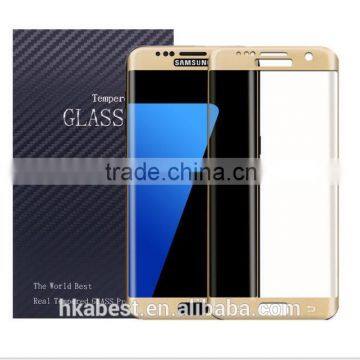 For samsung galaxy s6 edge fully covered 3D curved cover tempered glass protector