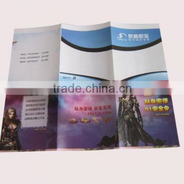 3-fold Advertising Flyers Color Printing