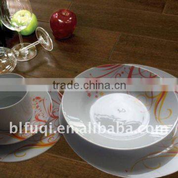 20 pcs round porcelain dinner set