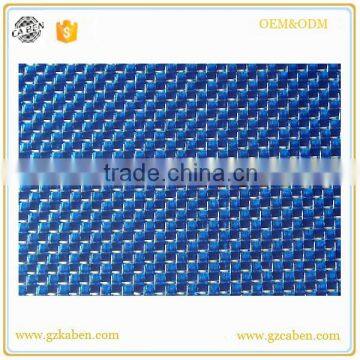 3K plain weave carbon fiber blue veneers for sales