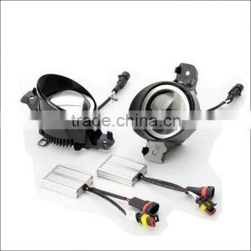 High range looking LED fog car lamps for SUZUKI Swift (13-15) low configuration) with dual lens, enhancing brightness