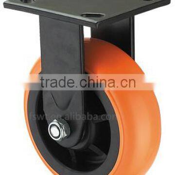 Heavy Duty Industrial PU/PP Caster With Fixed