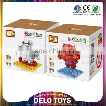 China shantou chenghai toys plastic diamond blocks LOZ assemble set big hero DE0262318