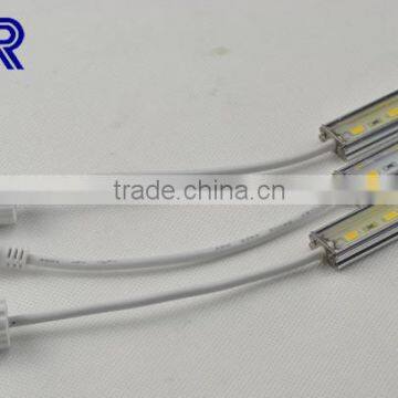 5730 Waterproof Aluminum Aquarium LED Rigid Bar Strip Warm White Color DC12V 20led 2.7w IP67 Drip Glue Waterproof for Underwater
