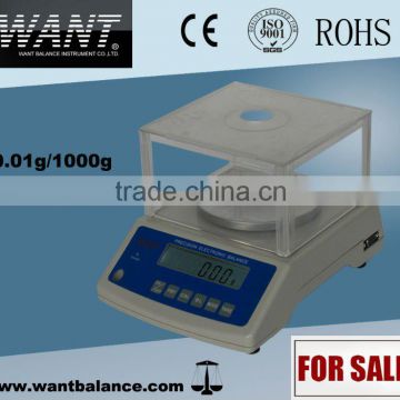 1000g 0.01g Digital Scale with AC/DC Power