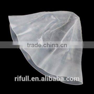 Pro Salon Silicon Reusable Hair Colouring Hairdressing Highlighting Dye Frosting Cap & Free Hook Random Color photo-3