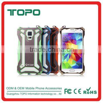 [TOPO]For Samsung Galaxy S5 Aluminum Metal Shockproof Waterproof Tough Mobile Covers Case