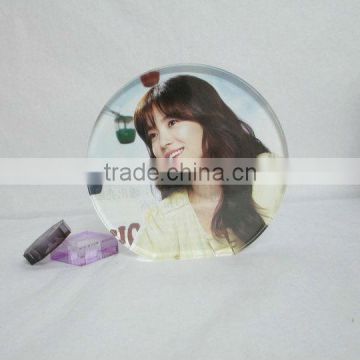 semi-circle acrylic magnetic photo frame