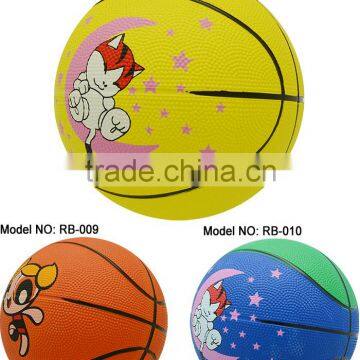 Top Sale 2015 Rubber Basketball Ball, Designer Inflatable Basketball Ball
