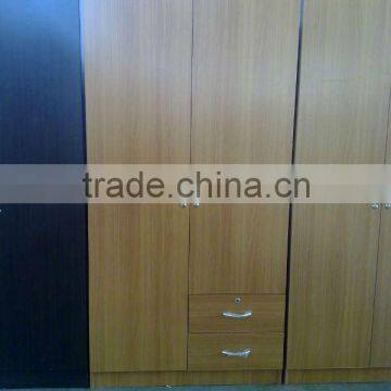 small wooden panel wardrobe