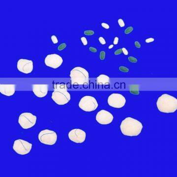 sterilize cotton ball gauze ball on pin