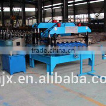 Tile making machine for Color glazed steel sheet roofing/step tile