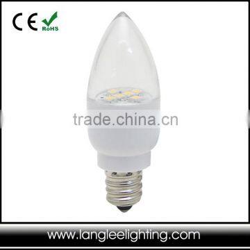 10-30V 1W Candle LED Light Lamp E14