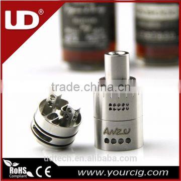 ud Youde Stainless Steel and Black e Cigarette Vaporizer ANZU RDA With Bigger Post Hole for Wholesales photo-4
