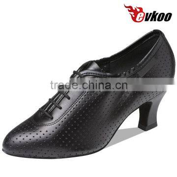 low heel latest design genuine leather material dance shoes top quality wholesale price