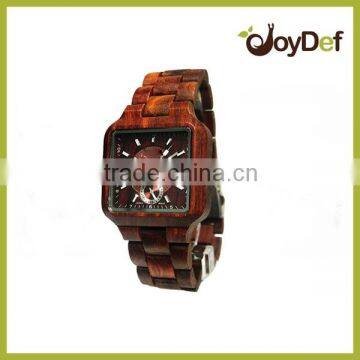 New arrival 2016 hot selling handmade fashion wood/bamboo watch with big face watch