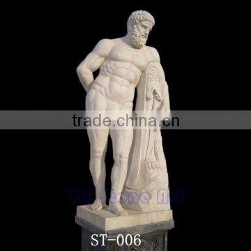 The Hercules Farnese marble statue sculpture replica reproduction