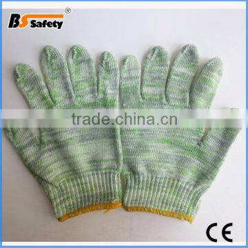 BSSAFETY 90g thick nylon cotton knitting working glove without coating