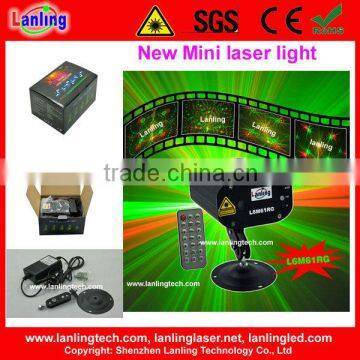 Remote control mini laser dj party lighting