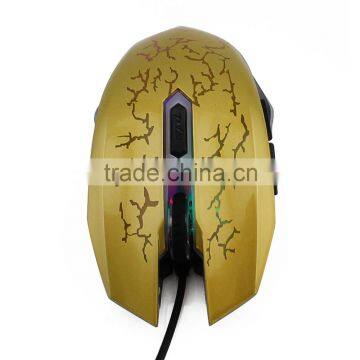 Gold 3200 DPI USB Wired Mouse Mice,LED Optical Gaming Mouse photo-2