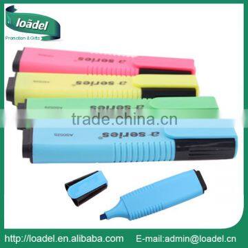 Plastic cap-off customized color highlighter