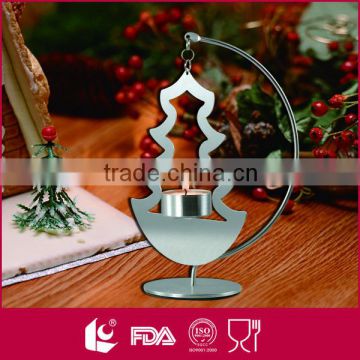 Wholesale hanging metal christmas candle holder