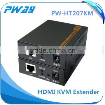 China supplier 1080p HDMI KVM Extender with USB support keyboard mouse tv transmitter up to 60meters