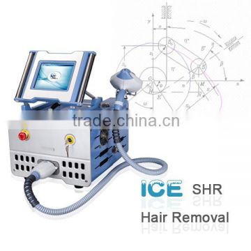 2014 mini salon home use CE approved shr hair removal laser diodo