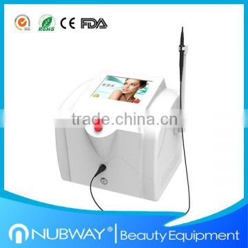 Amazing treating results! NUBWAY portable 30 MHZ vascular therapy beauty machine