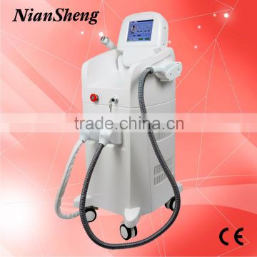 China Professional manufacturers two handle ipl opt ipl hai removal machine